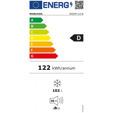 Whirlpool W55ZM 113 W uspravni zamrzivač