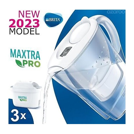 Brita Marella MAXTRA PRO white + 3  MAXTRA PRO filtera (2,4 litre ukupne zapremine ) vrč za filtraciju vode