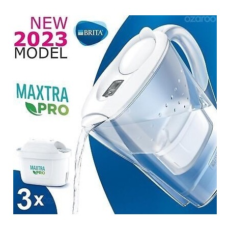 Brita Marella MAXTRA PRO white + 3  MAXTRA PRO filtera (2,4 litre ukupne zapremine ) vrč za filtraciju vode