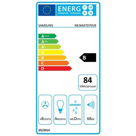 Samsung NK36M7070VB/UR napa sa snažnim ventilacijskim sustavom, 585 ㎥/h