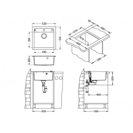 Alveus Formic 20 sudoper ARCTIC - G11