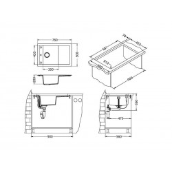 Alveus Formic 30 sudoper ARCTIC - G11