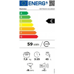 Electrolux EW7T3372E perilica s gornjim punjenjem kapaciteta 7 kg