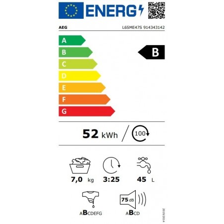 AEG L6SME47S slim perilica rublja 7kg