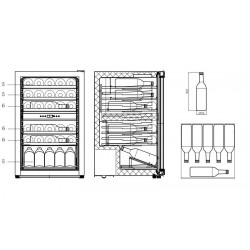 Cavin WB51BD hladnjak za vino Polar Collection