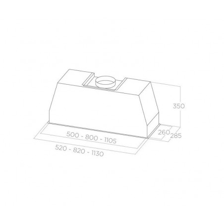 Elica CT35 PRO GME IX/A/60 ugradbena napa PRF0183213