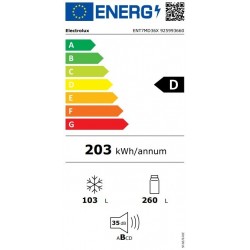 Electrolux ENT7MD36X kombinirani hladnjak