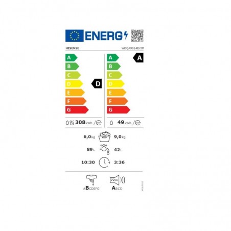 PERILICA SUŠ. RUB. WDQA9014EVJM HISENSE 9/6