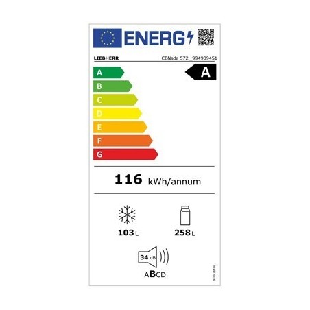 Samostojeći kombinirani hladnjak LIEBHERR CBNsda 572i - Plus Line + SmartSteel