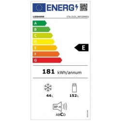 Samostojeći kombinirani hladnjak LIEBHERR CTe 2131