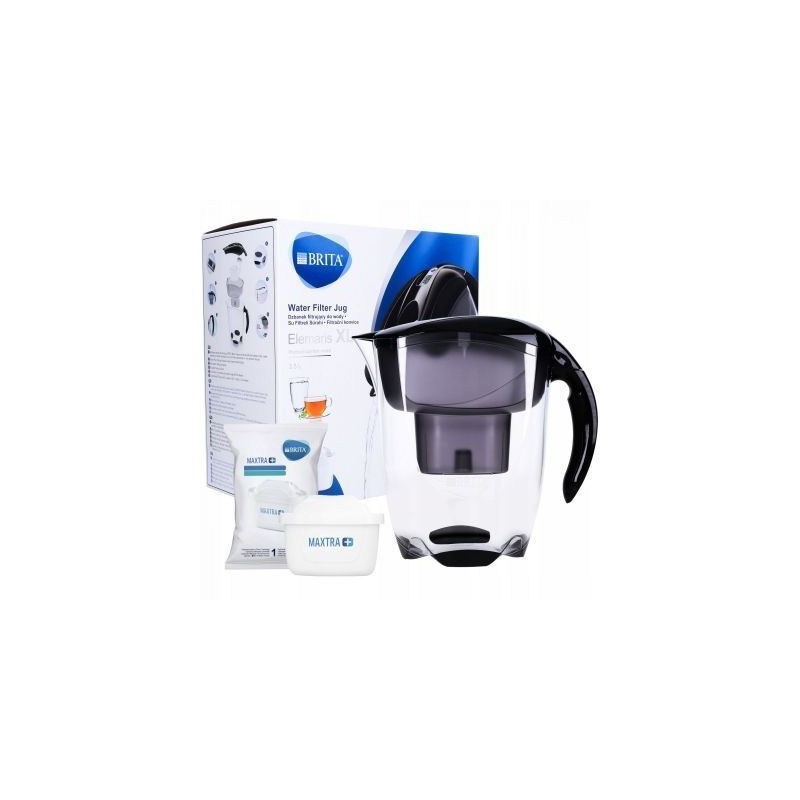 Brita vrč za filtraciju Elemaris XL black MX+