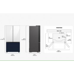Samsung RF24BB620EB1EO samostojeći hladnjak