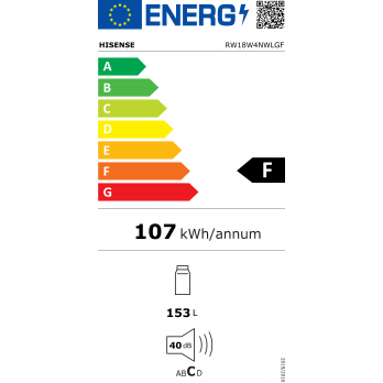 Hisense RW18W4NWLGF hladnjak za vino