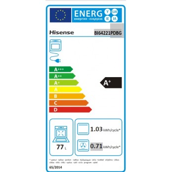 Hisense BI64221PDBG ugradbena pećnica