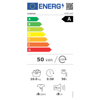Gorenje samostojeća perilica rublja WNEI14AS