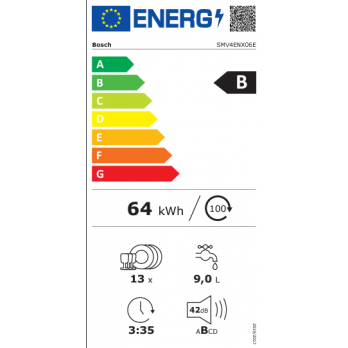 Bosch SMV4ENX06E ugradbena perilica posuđa