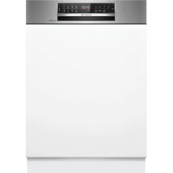 Bosch SMI6ECS12E Serie 6, Ugradbena perilica posuđa s vidljivim tipkama, 60 cm, Brušeni čelik