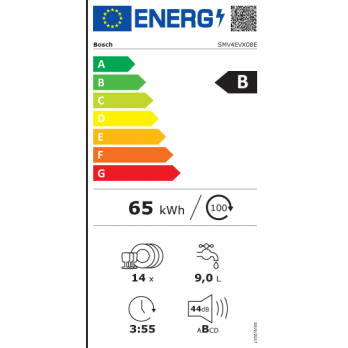 Bosch SMV4EVX08E ugradbena perilica posuđa