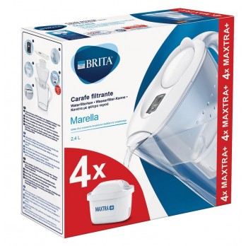 BRITA MARELLA MEMO + 4 MAXTRA+filtera , bijeli, vrč za filtraciju vode