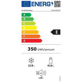 LG GSLV50PZXE Side-by-Side hladnjak, DoorCooling+™  635L