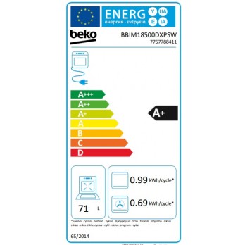 Beko BBIM18500DXPSW ugradbena pećnica (60 cm 71 L)
