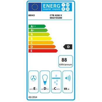 Beko CTB 6250 X Napa (Teleskopska, 60 cm)