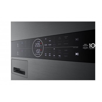 LG WT1210BBF WashTower™, 12/10 kg, max. 1400 okr./min., Steam™, TurboWash™360, ThinQ™ WiFi funkcija