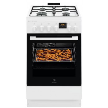 Electrolux LKK560232W SteamBake štednjak s plinskim zonama širine 50 cm