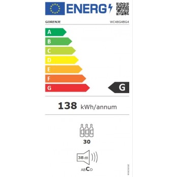 Gorenje WC48G4BG4 Samostojeća vinska vitrina