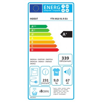 Indesit YTN M10 91 R EU sušilica s toplinskom pumpom 9,0kg