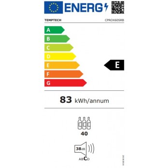 Temptech CPROX60SRB-24 vinski hladnjak