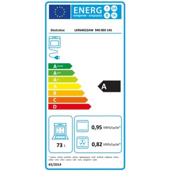 Electrolux LKR64022AW SurroundCook štednjak sa staklokeramičkom pločom širine 60 cm