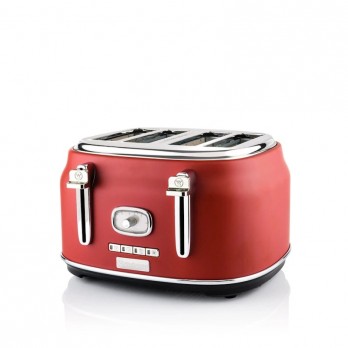 Westinghouse WKTTB809RD Retro Red 4 Slice toster
