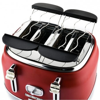 Westinghouse WKTTB809RD Retro Red 4 Slice toster