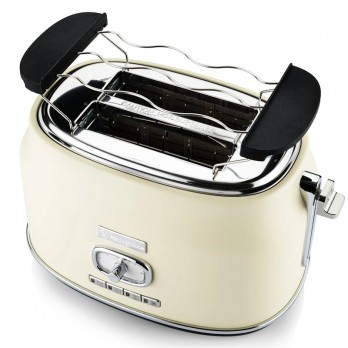 Westinghouse WKTTB857WH Retro White 2 Slice toster