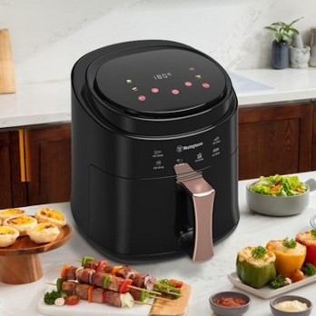 Westinghouse WKAFJWS0801 Air Fryer 5,5 l, 6 automatskih programa, hladna ručka na dodir, max temp. 210 °C, crna