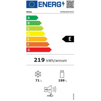 Midea MDRB380FGE02 kombinirani hladnjak