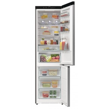 Gorenje NRB620C6X4WFE Samostojeći kombinirani hladnjak/zamrzivač, 203 x 59.5 x 65.8 cm, Siva