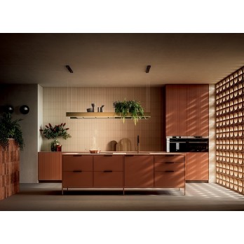 Falmec Light Bronze 180cm, 500 m3/h otočna napa 8034122364889