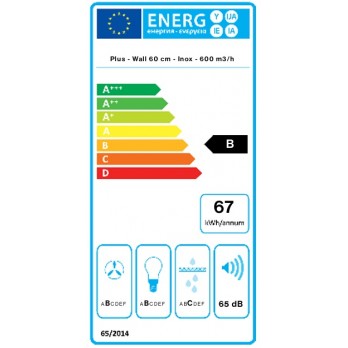 Falmec MERCURIO EVO 60 INOX zidna napa 8034122366890