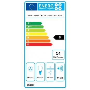 Falmec MIRA PLUS 40 inox otočna napa 8034122368382
