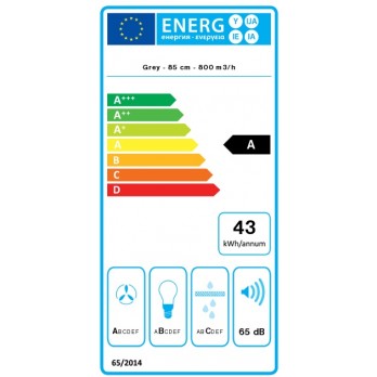 Falmec Verso zidna napa 85cm siva 8034122368641