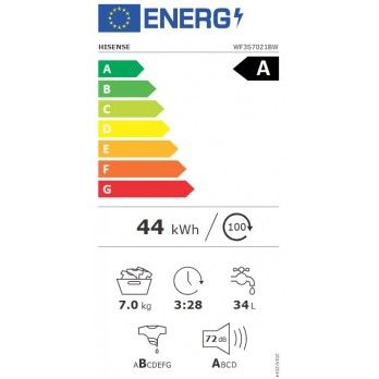 Hisense WF3S7021BW Perilica rublja 7kg