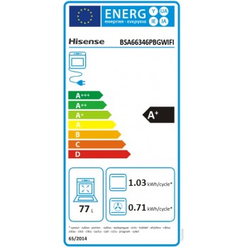 Hisense BSA66346PBGWIFI ugradbena pećnica