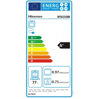 Hisense BFS615S8B ugradbena parna pećnica
