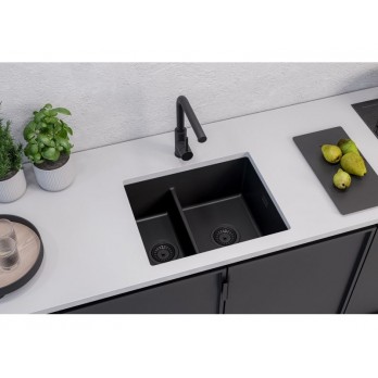 Alveus Omni 50 sudoper Granital DEEP BLACK - G90 - BLACK EDITION