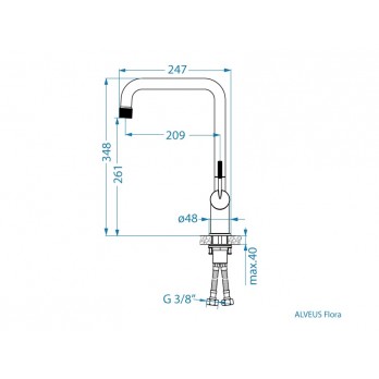 Alveus Flora Copper  slavina Monarch Collection