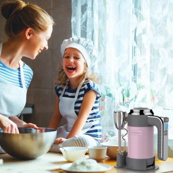 Westinghouse WKHM250PK Retro Pink ručni mikser