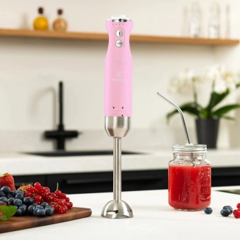 Westinghouse WKHBS270PK Retro Pink ručni blender