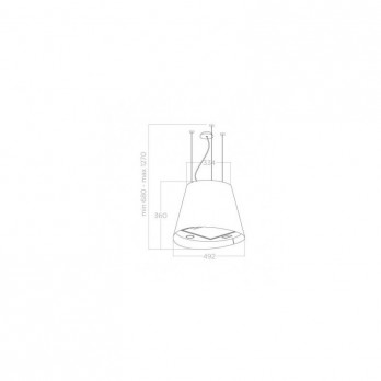 ELICA JUNO S IX/F/50  viseća napa PRF0170291